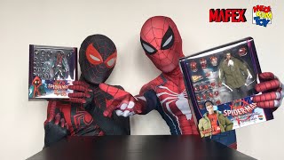 Spiderman Bros Unboxing SPIDER-MAN SPIDERVERSE Peter B. Parker toys MAFEX!!!
