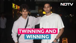 Ishaan Khatter And Siddhant Chaturvedi, Twinning At The Airport