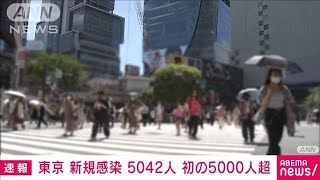 東京都　新たに5042人感染　5000人台は初めて(2021年8月5日)