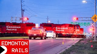 CP Railfanning - Switching @ Lambton Park Yard w/ Sweet EMD 645 Diesel Sound!