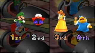 Mario Party 9 High Rollers - Luigi vs Kamek vs Shy Guy vs Daisy Gameplay | MARIOGAMINGHUB
