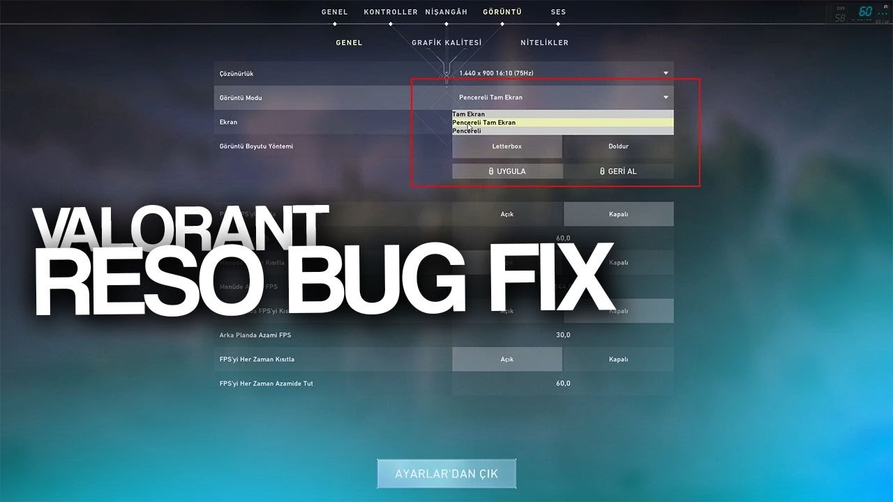 Valorant Fullscreen Bug How To Fix Read The Description Youtube