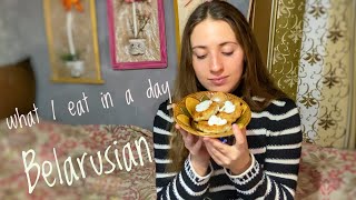 What I Eat in a Day as a Belarusian