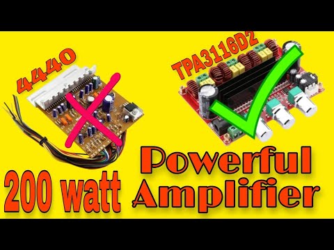 DIY Powerful Ultra Bass Amplifier - YouTube