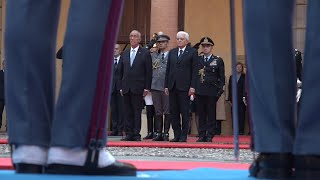 Cerimónia oficial de despedida do Presidente da República Italiana, Sergio Mattarella