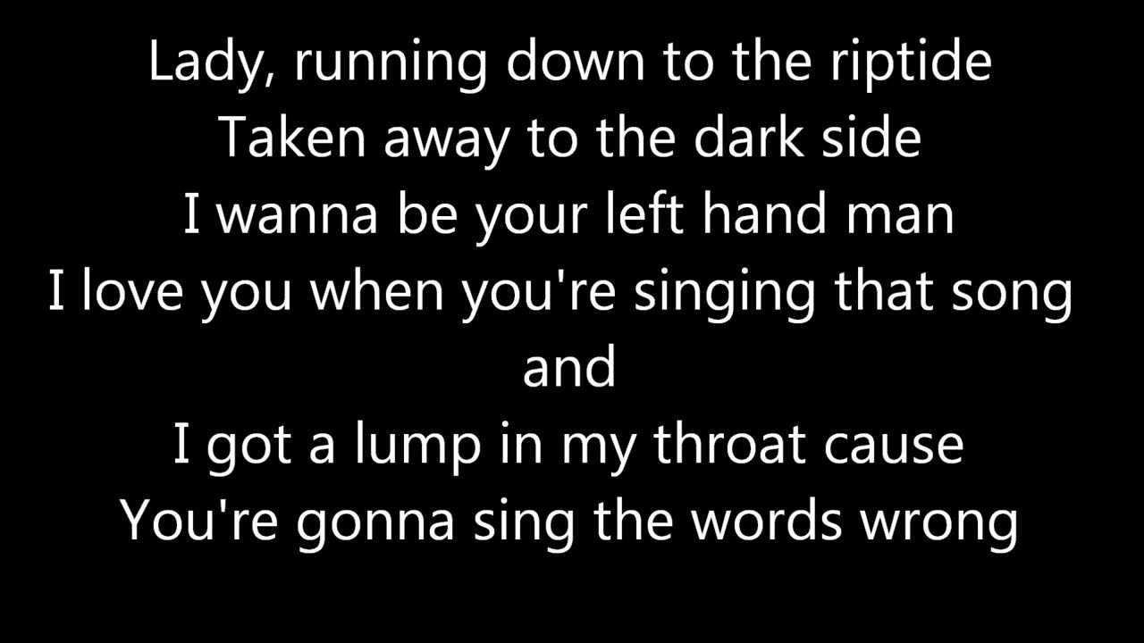 Run down перевод. Riptide текст. Vance Joy Riptide Lyrics. Riptide Vance текст. Песня Riptide текст.