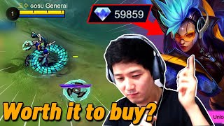 How much is New Karrie skin? Review and game playing | Mobile Legends