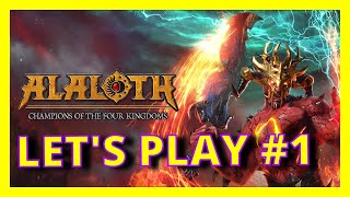 Alaloth: Champions of The Four Kingdoms. Let's Play #1. Character Creation.