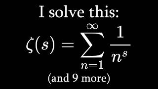 I Solved the 10 HARDEST Math Problems (at only 16 years old)