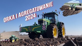 🔥Orka i Agregatowanie 2024🔥2x John Deere \u0026 Euro Masz🔥