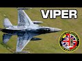 Super Fast Polish F-16 Viper's Mach Loop