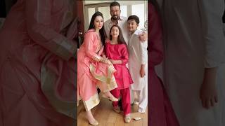 Sanjay Dutt with his wife Manyata Dutt and Family #sanjaydutt #shorts #ytshorts