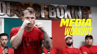 Canelo Alvarez Media Workout | This Is What GGG Will Have To Face On September 17