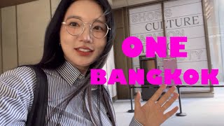 방콕 신상 쇼핑몰 ONE BANGKOK에서 혼자 놀기 🇹🇭 Bangkok vlog