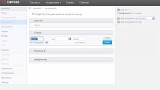 Setting Up Assignments and Assignment Groups In Canvas