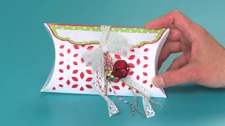 How to Make a Christmas Pillow Box - Sizzix