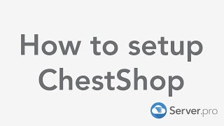 How to setup ChestShop - Minecraft Java