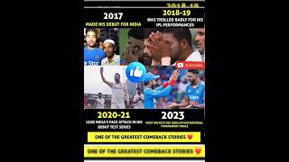 ONE OF THE 😅 GREATEST COME BACK 🔙 STORIES ‼️ #shorts #short #ytshorts #cricket