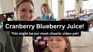 Canning More Cranberry Juice and answering a few questions!