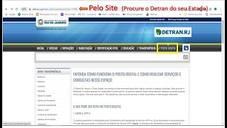 Intenção de venda pelo site do Detran