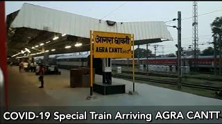 09041 Bandra Ghazipur City Covid-19 Spl Arriving AGRA CANTT...