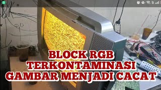 vlog 234 FOKUS‼️RGB TERKONTAMINASI GAMBAR TV CACAT