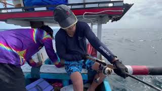 Banyuwangi Yellow Fin head on with Ripple Fisher and Daiwa Saltiga 14000