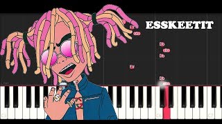Lil Pump - ESSKEETIT (Piano Tutorial)