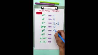 Propiedades de la Potencia #class #matematicas #profelucho1986