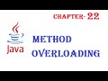 Method Overloading in Java - java tutorial - w3Schools - Chapter   22   English