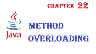Method Overloading in Java - java tutorial - w3Schools - Chapter 22 English
