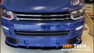 VW Transporter T5.1 Lightbar Headlights with Dynamic Indicators and Clear Dynmaic Side Repeaters