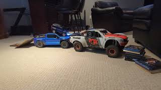 Traxxas TRX4M conquers a UDR and Raptor R!!