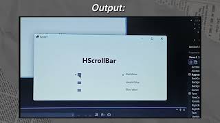 Horizontal Scroll Bar - C# Windows Forms Controls