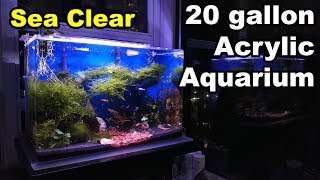 SeaClear 20 Gallon acrylic aquarium tank