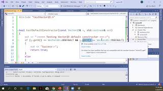 Vector2D C++ class, part 2