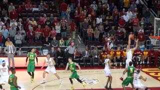 USC Basketball Senior Strahinja  (Luis) Gavrilovic Scores First Basket!