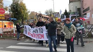 Marsz antyfaszystowski w Oświęcimiu