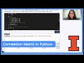 Mastery Platform Walkthrough: Correlation Matrix in Python