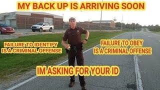 YOU ARE FAILING TO OBEY MY ORDERS id refusal i don't answer questions 1st amendment audit