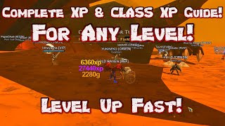 AQ3D Fast Xp \u0026 Class Xp Methods! For ANY LEVEL! AdventureQuest 3D