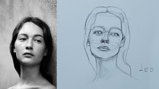 How to Draw Heads (Loomis Method)