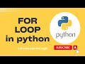 For loop in Python || range() function || Python Coding || Python Tutorials for Beginners