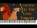 Can You Feel The Love Tonight - The Lion King [Piano Tutorial] (Synthesia) // PianoMavs