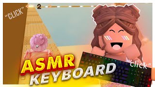 *very aesthetic* 🍑 Very aesthetic Tower ASMR Clicks and Taps Roblox Keyboard