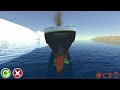 titanic sinking in ship simulator