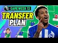 FPL GW13 | TOP 60K RANK | MY TRANSFER PLAN! ✅ | Fantasy Premier League 2024/2025!