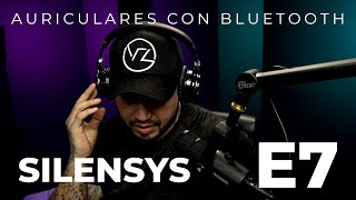 SILENSYS E7 Audifonos con Bluetooth y cancelacion de Ruido Activa.