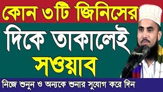 কোন ৩টি জিনিসের দিকে তাকালেই সওয়াব Golam Rabbani Bangla Waz 2019 Islamic Waz Bogra