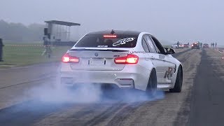 CRAZY!! BMW M3 F80 PERFORMANCE doing BURNOUTS!